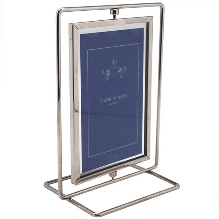 Portafoto Henzo Swing 15x20 cm argento formato verticale