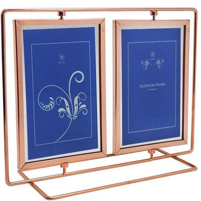 Henzo Doppia cornice Swing 2 foto 10x15 cm oro rosa
