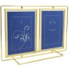 Doppia cornice Swing 2 foto 13x18 cm oro