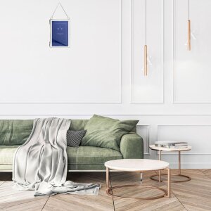 Cornice in metallo Vintage 2 foto 15x20 cm argento