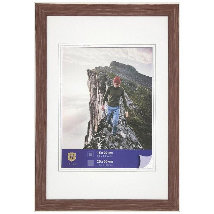 Bordo cornice WPC 20x30 cm rosso