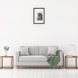 Bordo cornice WPC 20x30 cm marrone scuro