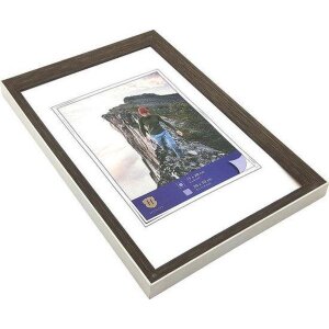 Bordo cornice WPC 20x30 cm marrone scuro