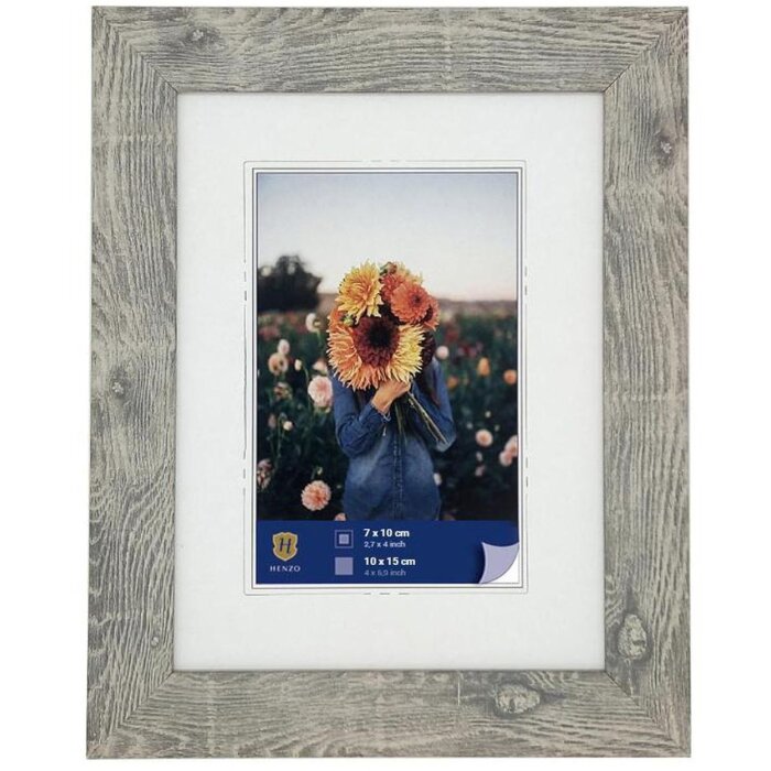 Cornice in WPC Dahlia 10x15 cm grigio
