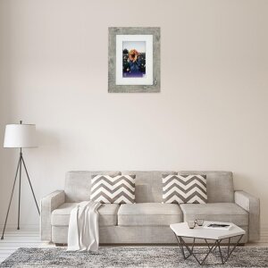 Cornice in WPC Dahlia 10x15 cm grigio