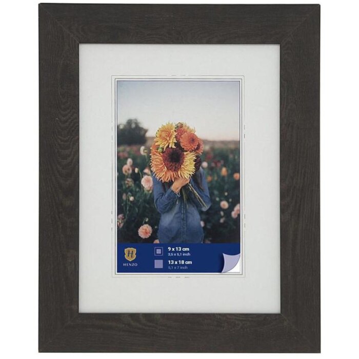 Cornice WPC Dahlia 13x18 cm marrone scuro