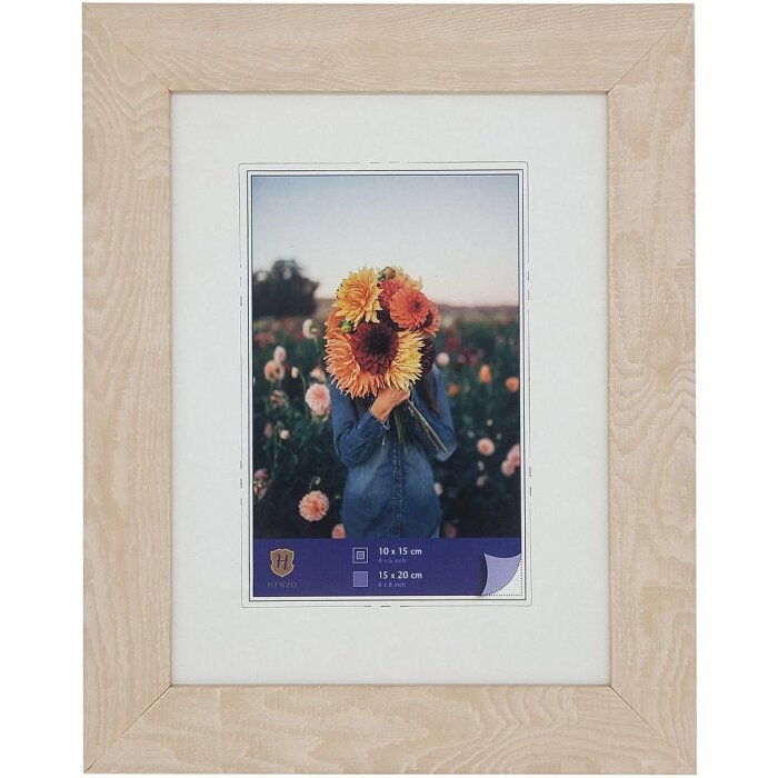 Cornice in WPC Dahlia 15x20 cm bianco