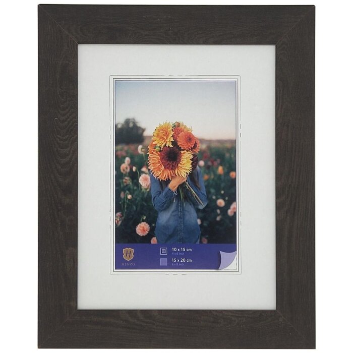 Cornice WPC Dahlia 15x20 cm marrone scuro
