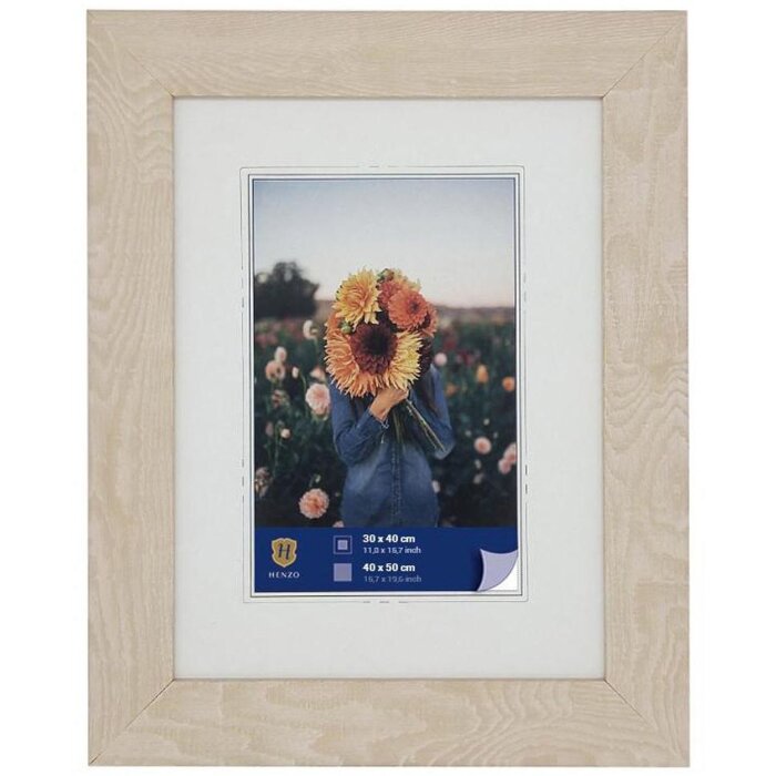 Cornice WPC Dahlia 40x50 cm bianco