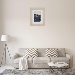 Cornice WPC Dahlia 40x50 cm bianco