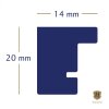 Cornice in legno Jardin 70x100 cm wengé