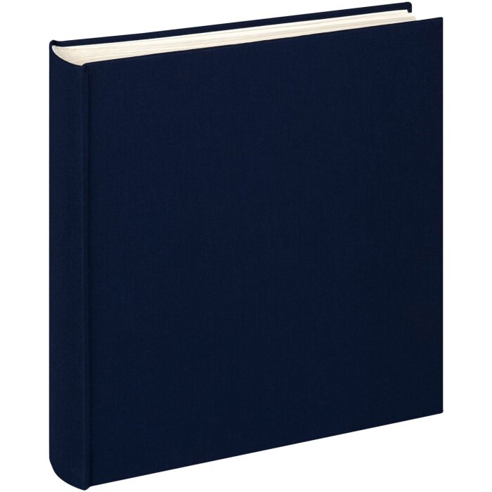 Walther Jumbo Photo Album Cloth 30x30 cm blu scuro 100 pagine bianche