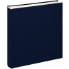Walther Jumbo Photo Album Cloth 30x30 cm blu scuro 100 pagine bianche