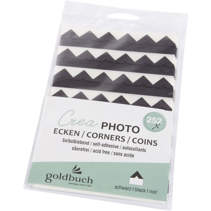 Goldbuch 252 Foto angoli Crea nero