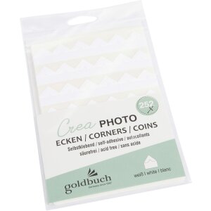 Goldbuch 252 Foto angoli Crea bianco