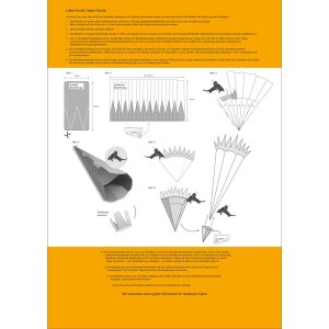 Scuola cono Craft Set cartone ondulato Excavator 68 cm