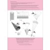 Scuola cono Craft Set cartone ondulato farfalle 68 cm