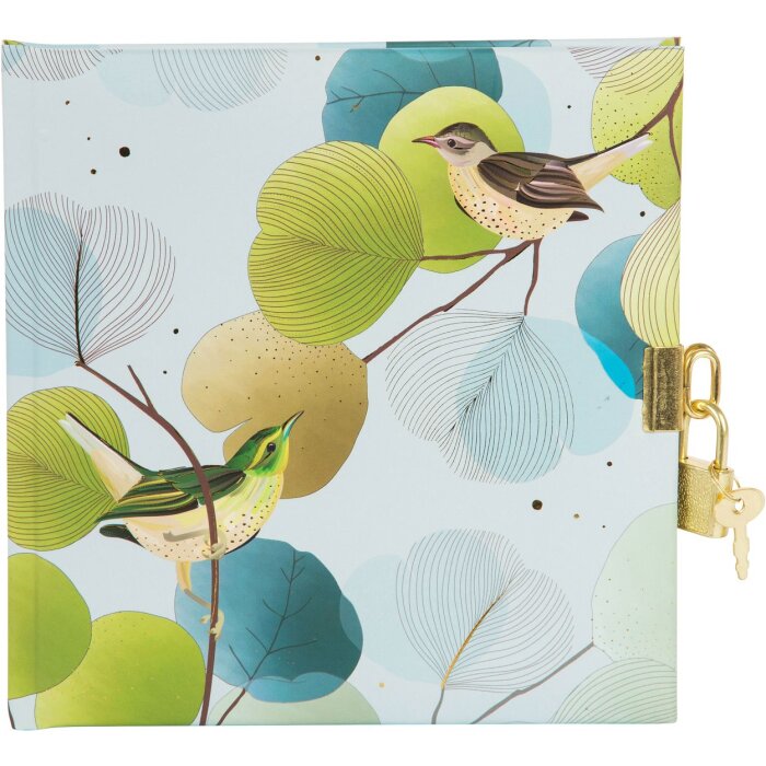 Diario Ginkgo Bird 16,5x16,5 cm