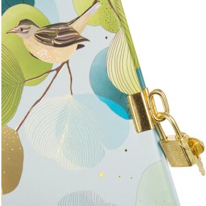 Diario Ginkgo Bird 16,5x16,5 cm