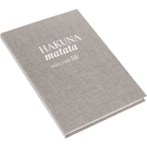 Quaderno Goldbuch A5 punteggiato Linum 2.0 grigio chiaro...