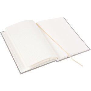 Quaderno Goldbuch A5 punteggiato Linum 2.0 grigio chiaro 200 pagine bianche