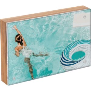 Cornice magnetica in bambù 10x15 cm