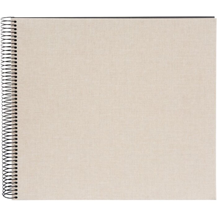Album a spirale Goldbuch Summertime beige 35x30 cm 40 pagine nere