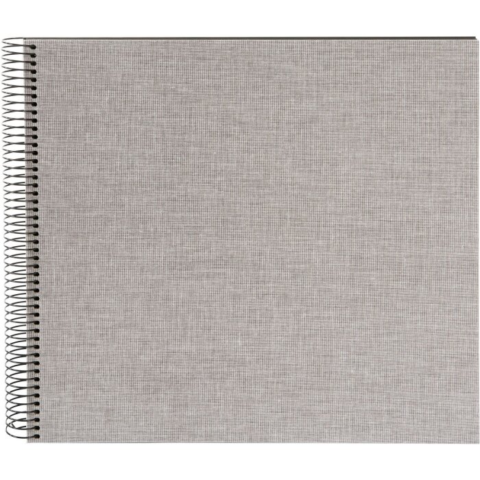 Album a spirale Goldbuch Summertime grigio 35x30 cm 40 pagine nere