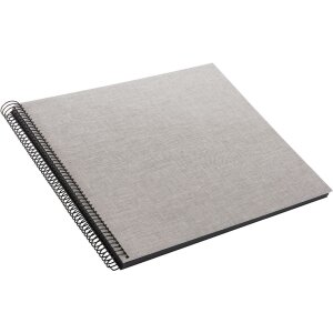 Album a spirale Goldbuch Summertime grigio 35x30 cm 40 pagine nere