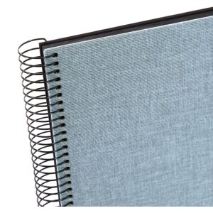 Album a spirale Goldbuch Summertime blu-grigio 35x30 cm 40 pagine nere