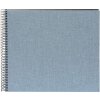 Album a spirale Goldbuch Summertime blu-grigio 35x30 cm 40 pagine nere