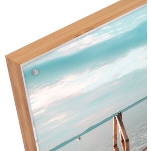 Cornice magnetica in bambù 15x20 cm