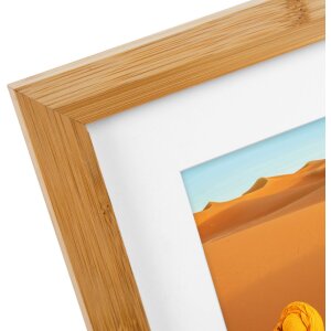 Galleria Cornice in bambù per 4 immagini 10x15 cm