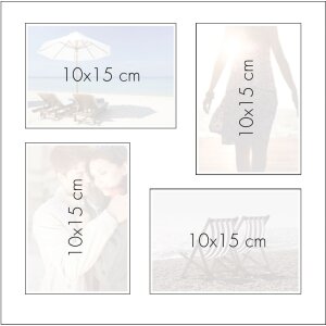 Album di nozze Goldbuch Raining Hearts peach 30x31 cm 60 pagine bianche