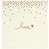 Album di nozze Goldbuch Raining Hearts peach 30x31 cm 60 pagine bianche