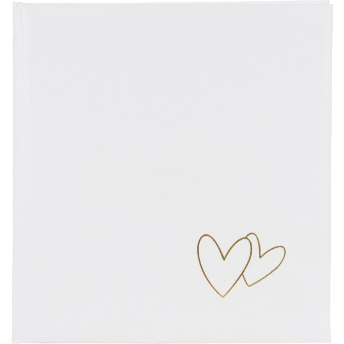 Goldbuch xl album di nozze Cuori 30x31 cm 100 pagine bianche