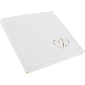 Goldbuch xl album di nozze Cuori 30x31 cm 100 pagine bianche