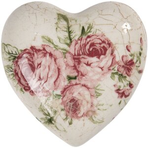 Decorazione Cuore 8x8x4 cm multicolore 6CE1183S