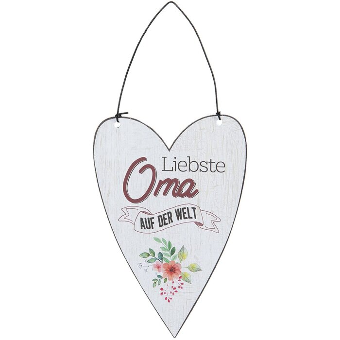 Cartello di testo 12x18 cm multicolore 6Y4151