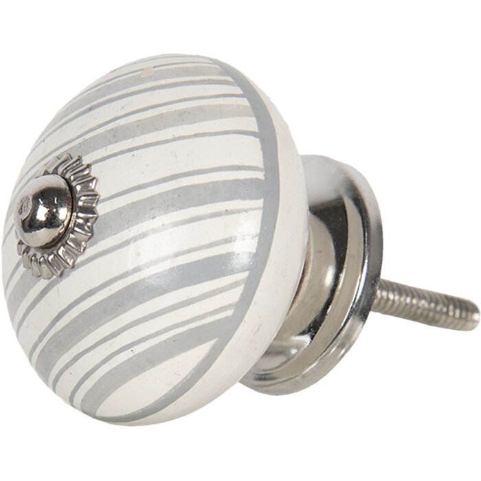 Pomello per porta Ø 4 cm bianco 64700