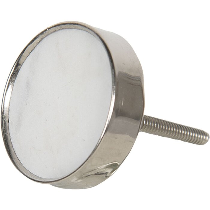 Pomello per porta Ø 4 cm bianco 64697