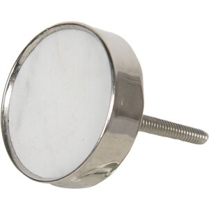 Pomello per porta Ø 4 cm bianco 64697