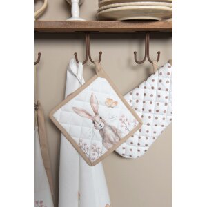 Clayre e Eef Potholder 20x20 cm beige reb45