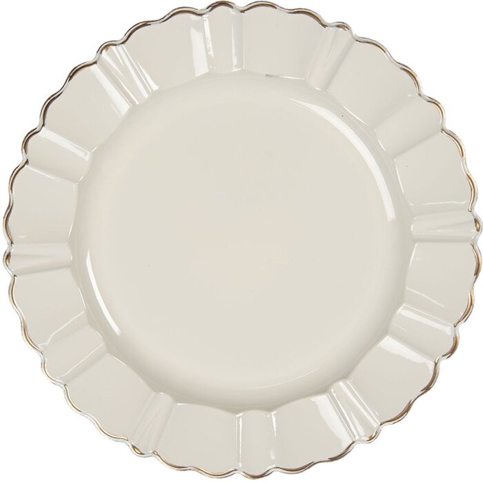 Piatto Ø 33 cm crema 64595N