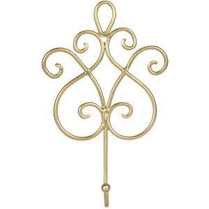 Gancio a muro 15x5x22 cm oro W40352GO