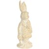 Decorazione coniglio 4x4x11 cm bianco 6PR3078W