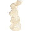 Decorazione coniglio 4x4x11 cm bianco 6PR3079W