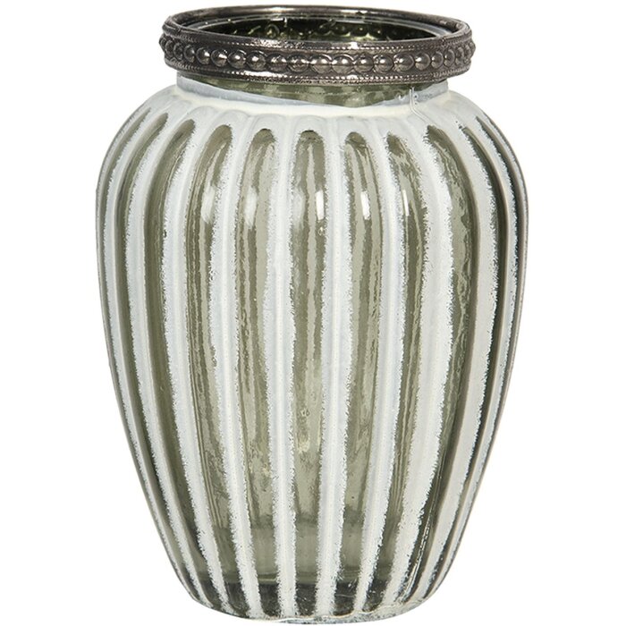 Porta tealight - Portacandele Ø 8x11 cm bianco 6GL2898