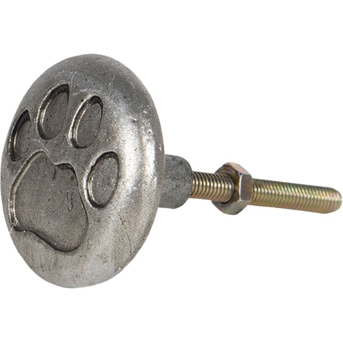 Pomello per porta ø 4x3 cm argento 64684