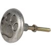 Pomello per porta ø 4x3 cm argento 64684